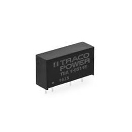 1 pcs : TBA 1-0523E - Isolated DC/DC Converters - Through Hole Encapsulated SIP-7, 1W Output 1 (Vdc): 15, Output 2 (Vdc): -15