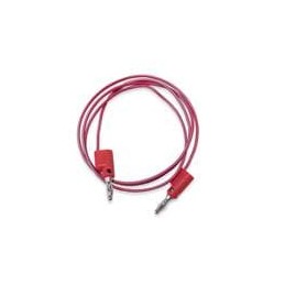 1 pcs : BU-2020-A-12-2 - Test Plugs & Test Jacks Red Stackable Single Banana Plug on Both Ends, 12' 20G PVC