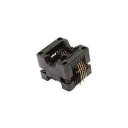 1 pcs : PA-SOCKET-SOICN-8-1.27 - Test Sockets Test Socket for SOIC-8N Narrow 1.27mm IC