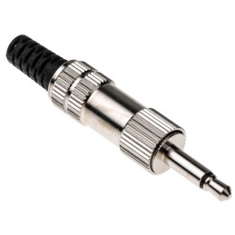 1 pcs - Lumberg Jack Connector 3.5 mm Cable Mount Mono Plug, 2Pole 1A