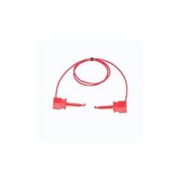 1 pcs : BU-1010-A-36-2 - Test Leads Red Micro-Plunger Clip on Both Ends, 36' 20G PVC