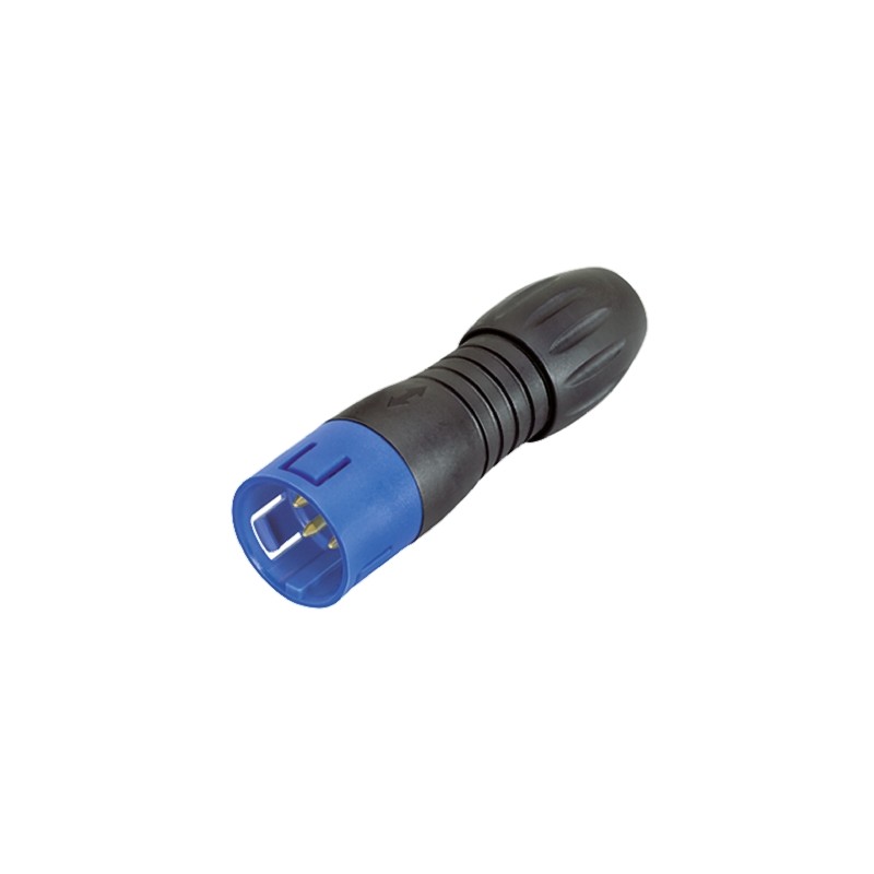 50 pcs - Binder Circular Connector, 5 Contacts, Cable Mount, Miniature Connector, Plug, Male, IP67, 720 Series