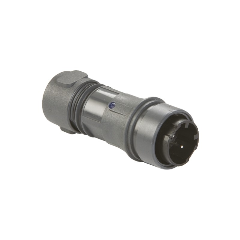 1 pcs - Bulgin Circular Connector, 2 Contacts, Cable Mount, Plug, Male, IP66, IP68, IP69K, Buccaneer 6000 Series