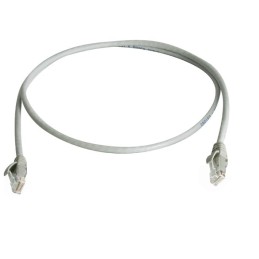 1 pcs - Telegartner Cat6 Male RJ45 to Male RJ45 Ethernet Cable, U/UTP, Grey LSZH Sheath, 1m, Low Smoke Zero Halogen (LSZH)