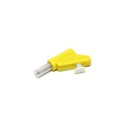1 pcs : R941464600 - Test Plugs & Test Jacks BANANA / 4MM SERIE MALE FEMALE BDR-SR QUICK GRIP YELLOW