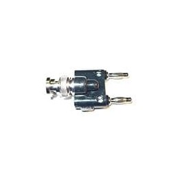 1 pcs : BU-00261 - Test Plugs & Test Jacks BNC Male to Double Stack Bananna