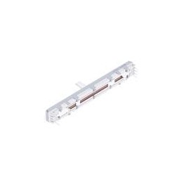 1 pcs : RS6011YA9A07 - Slide Potentiometers Single-unit / 10k ohm, 1B / Travel 60mm / Metal Lever : 9-1 / With Snap-in Mounting 