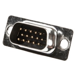 1 pcs - ITT Cannon ZD*A 15 Way Panel Mount D-sub Connector Plug, 2.29mm Pitch