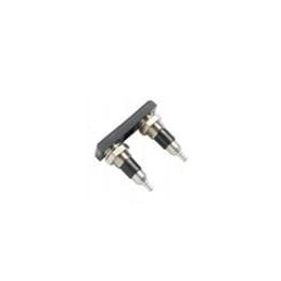 1 pcs : 73101-0 - Test Plugs & Test Jacks PNL MNT DOUBLE 4mm BANANA JACK