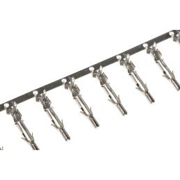 100 pcs - TE Connectivity Universal MATE-N-LOK Series Male Crimp Terminal, 20AWG Min, 14AWG Max