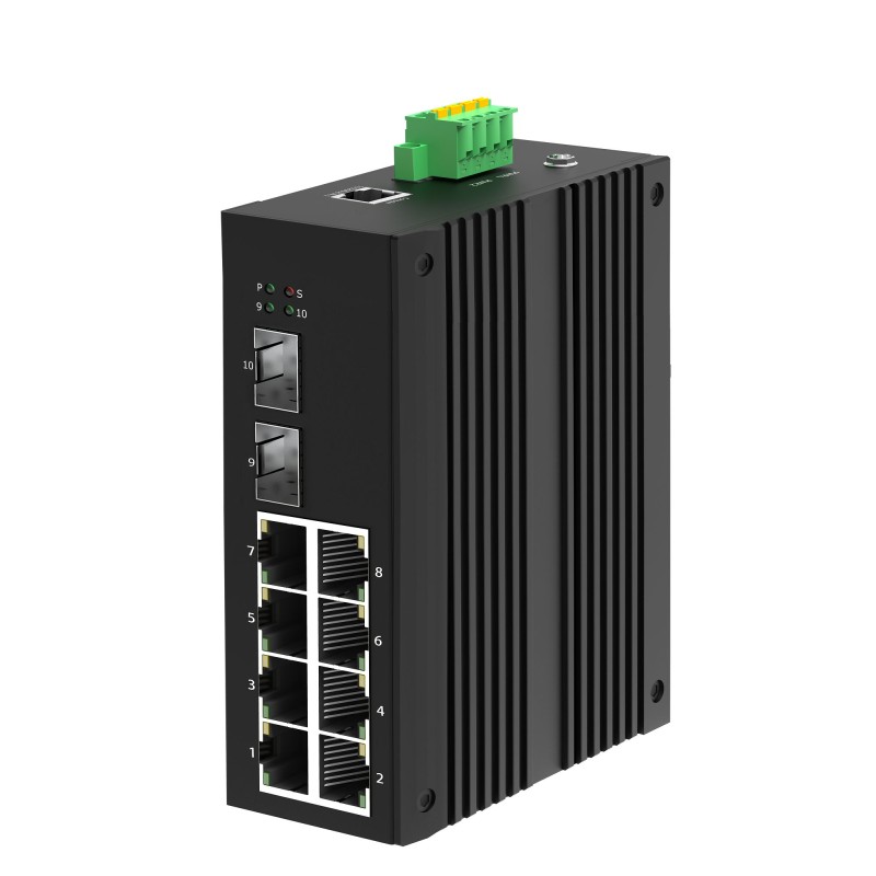 1 pcs - Managed 8 Port Ethernet Switch, RJ-45