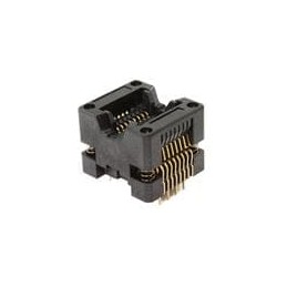 1 pcs : PA-SOCKET-SOICN-16-1.27 - Test Sockets Test Socket for SOIC-16N Narrow 1.27mm IC