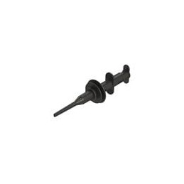 1 pcs : CT4401-0 - Test Clips 8kV Hook Clip with 4mm Sheathed Banana Jack, Black