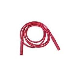 1 pcs : BU-6161-M-72-2 - Test Plugs & Test Jacks Red Shrouded Banana Plug on Both Ends-Silicone-1000V, 72' 18G