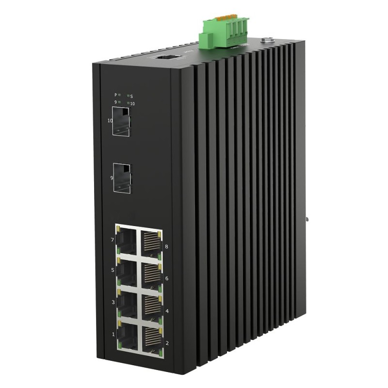 1 pcs - Managed 8 Port Ethernet Switch, RJ-45