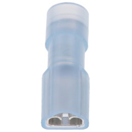 100 pcs - RS PRO Blue Insulated Female Crimp Receptacle, 4.75 x 0.8mm Tab Size, 1.5mm² to 2.5mm²