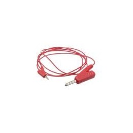 1 pcs : R999351000 - Test Leads BANANA / 2MM SERIE - 4MM SERIE BLDM/BM PATCH CORD 100CM RED