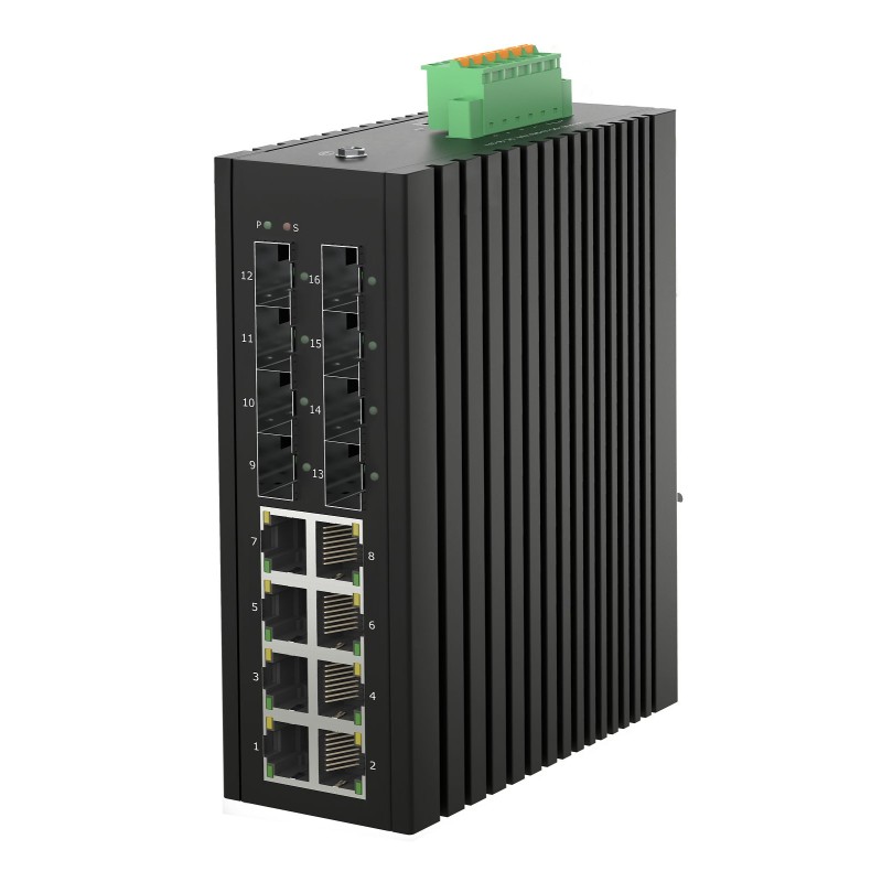 1 pcs - Managed 8 Port Ethernet Switch, RJ-45