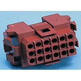 1 pcs - TE Connectivity, Metrimate Female Connector Housing, 5.08mm Pitch, 25 Way, 5 Row