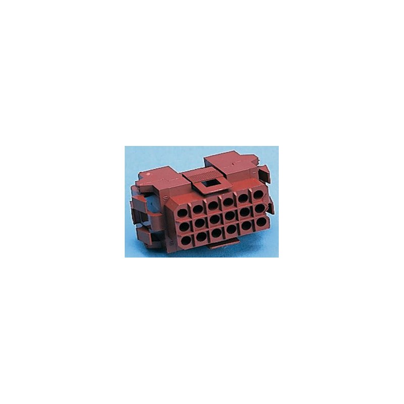 1 pcs - TE Connectivity, Metrimate Female Connector Housing, 5.08mm Pitch, 25 Way, 5 Row