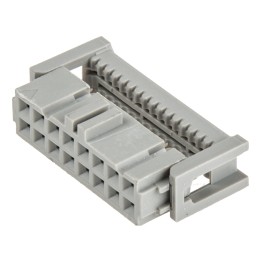 1 pcs - 3M 16-Way IDC Connector Socket for Cable Mount, 2-Row