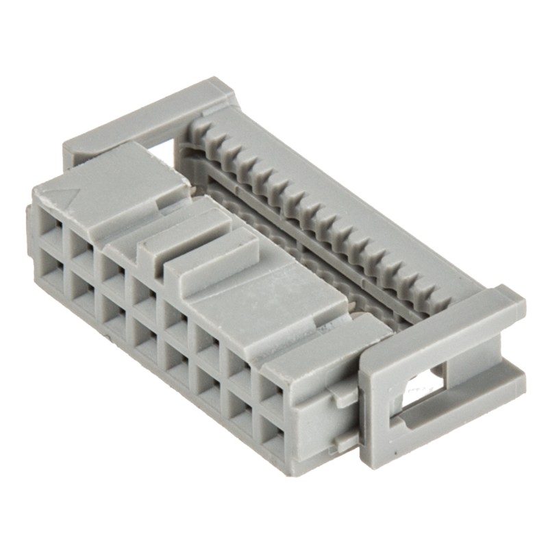 1 pcs - 3M 16-Way IDC Connector Socket for Cable Mount, 2-Row