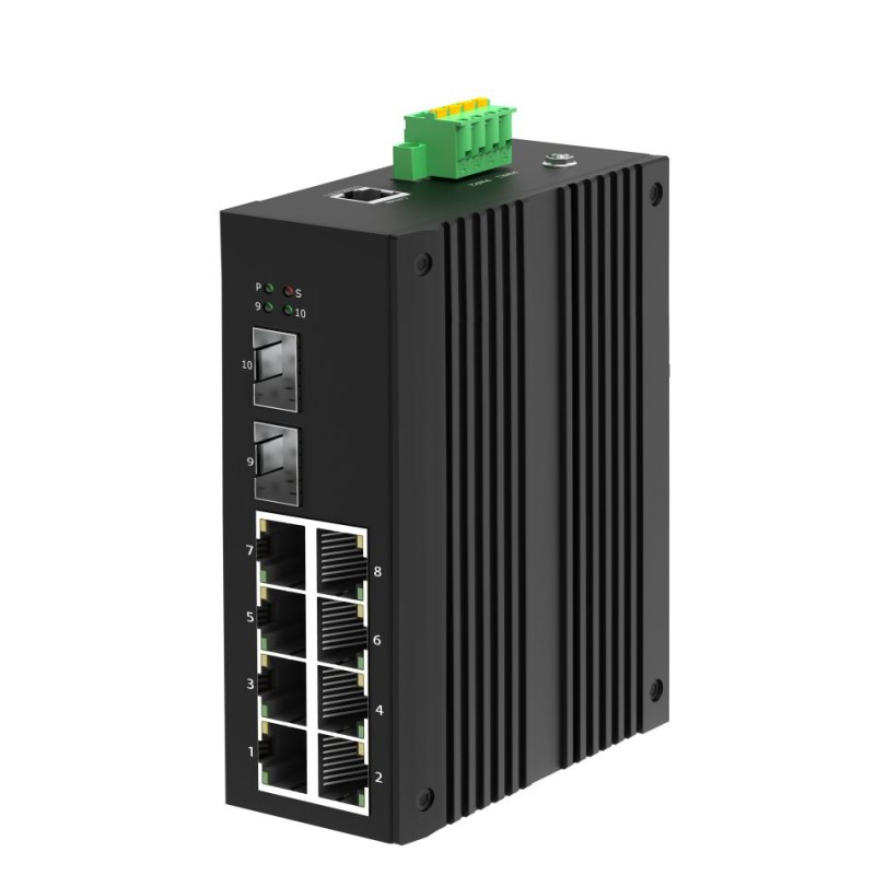 1 pcs - Managed 8 Port Ethernet Switch, RJ-45