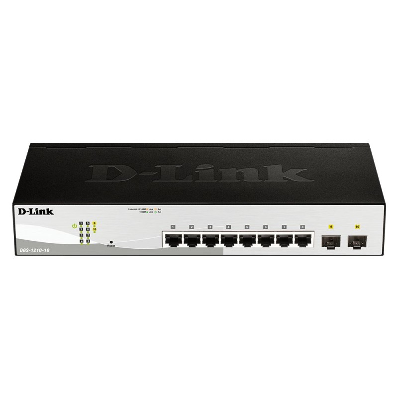 1 pcs - D-Link DGS-1210-10, Smart 10 Port Ethernet Switch