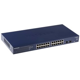 1 pcs - Netgear ProSafe GS724T-400EUS, Managed, Smart 26 Port Ethernet Switch Type C - European Plug
