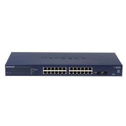 1 pcs - Netgear ProSafe GS724T-400EUS, Managed, Smart 26 Port Ethernet Switch Type C - European Plug
