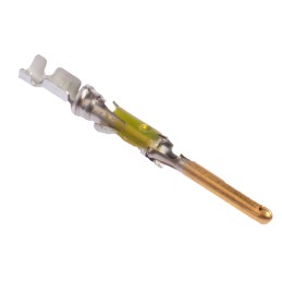 100 pcs - TE Connectivity Type III+ Series Male Crimp Terminal, 24AWG Min, 20AWG Max