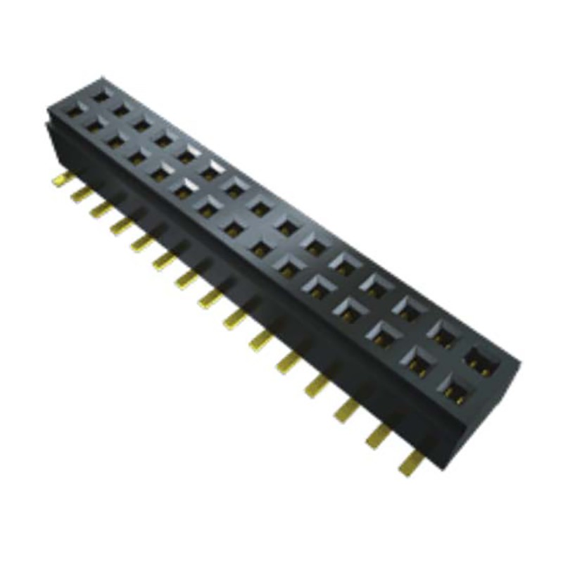 1 pcs - Samtec CLM Series Straight Surface Mount PCB Socket, 8-Contact, 2-Row, 1mm Pitch, Solder Termination