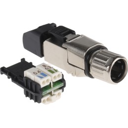 1 pcs - Telegartner MFP8 Series Male RJ45 Connector, Cable Mount, Cat6a