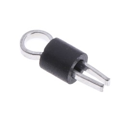 100 pcs - RS PRO 1.32mm Black Terminal Post