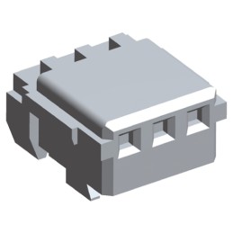 25 pcs - TE Connectivity 3-Way IDC Connector Socket for Cable Mount, 1-Row