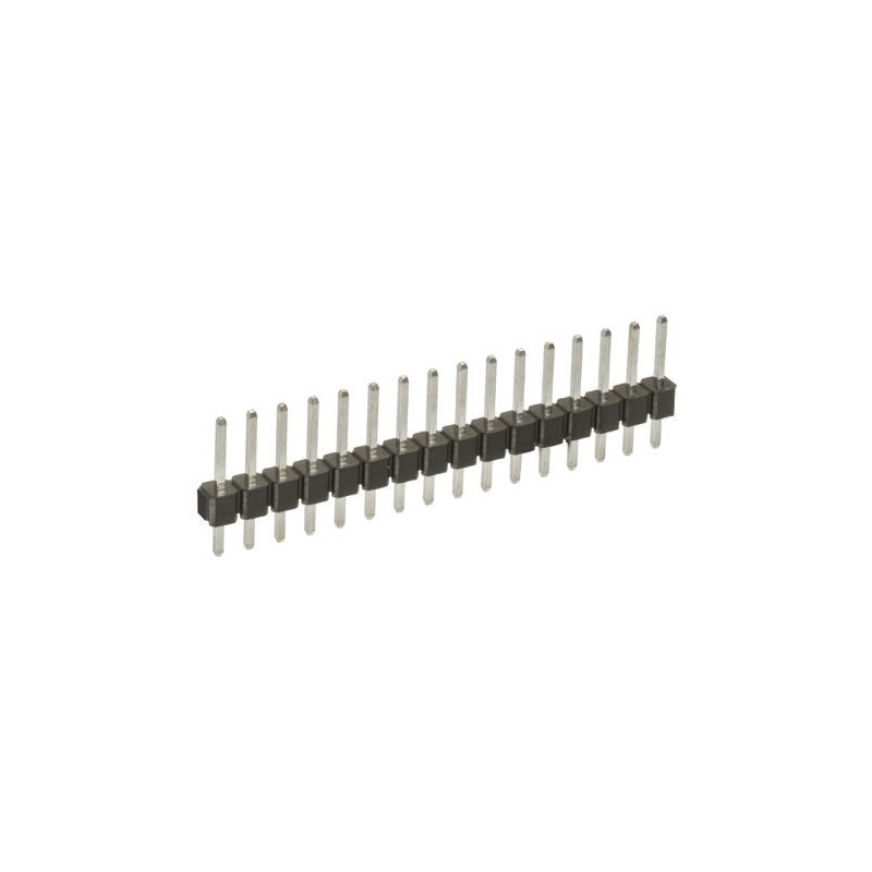 250 pcs - HARWIN M20 Series Straight Through Hole Pin Header, 3 Contact(s), 2.54mm Pitch, 1 Row(s), Unshrouded