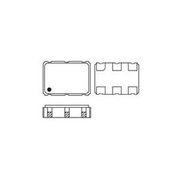 1 pcs : ECS-LVDS25-1000-A - Standard Clock Oscillators ECS-LVDS25,OSC XO 100.000MHZ LVDS SMD,2.5V,+/-100ppm,0+/-C - 70+/-C,70mA,