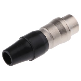 1 pcs - Hirose Circular Connector, 6 Contacts, Cable Mount, Miniature Connector, Socket, Female, HR10 Series
