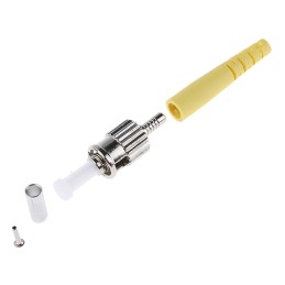 1 pcs - RS PRO, ST, UPC Single Mode Simplex Fibre Optic Connector, 0.4dB Insertion Loss