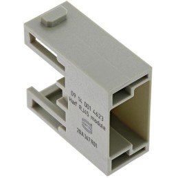 1 pcs - Harting RJ45 Male Insert for use with Patch Cables and RJ-I
