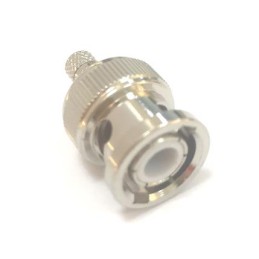 1 pcs - RS PRO, Plug Cable Mount BNC Connector, 75Ω, Crimp Termination, Straight Body