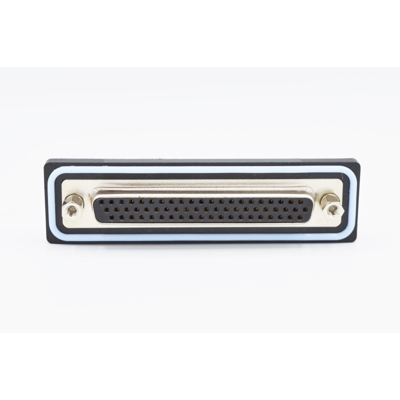 1 pcs - Norcomp HDF 62 Way Vertical Solder D-sub Connector Socket, 2.41mm Pitch, with 4-40 Boardlocks