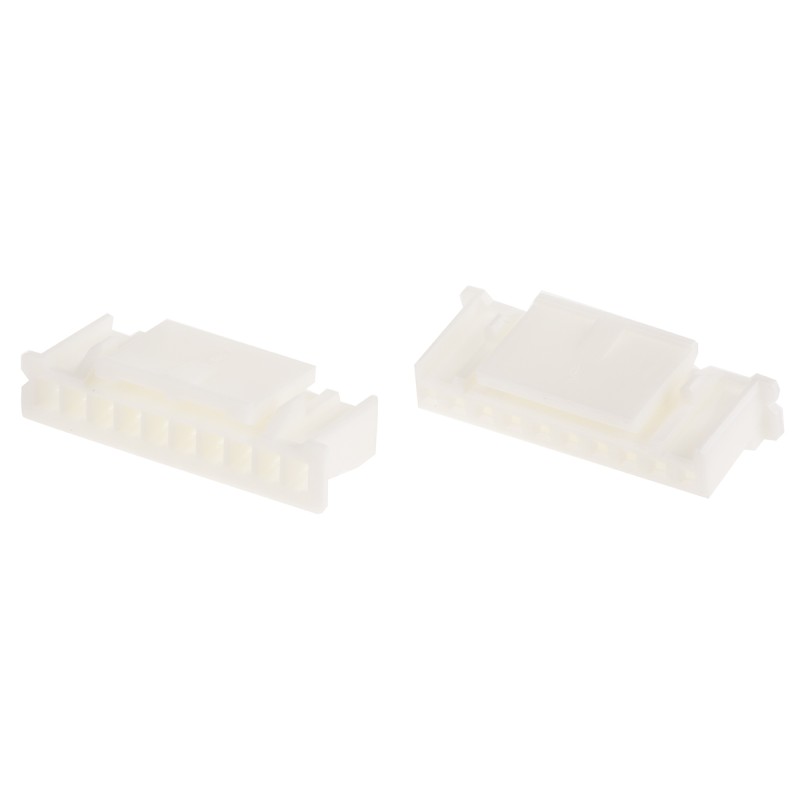 50 pcs - JST, PA Female Connector Housing, 2mm Pitch, 10 Way, 1 Row