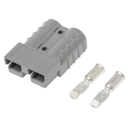 1 pcs - Anderson Power Products 2 Way Battery Connector, Cable Mount, 50A