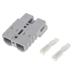 1 pcs - Anderson Power Products 2 Way Battery Connector, Cable Mount, 50A