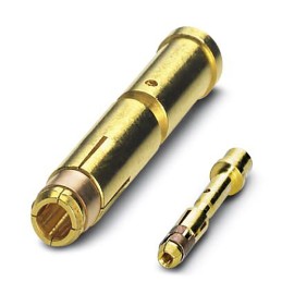 100 pcs - Phoenix Contact Female Crimp Circular Connector Contact, Contact Size 1mm, Wire Size 0.06 - 0.25 mm²