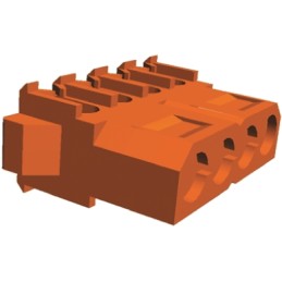 1 pcs - TE Connectivity 4-Way IDC Connector Plug for Cable Mount, 1-Row