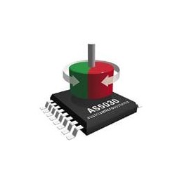 1 pcs : AS5030-ATST - Board Mount Hall Effect/Magnetic Sensors ANGLE POSITION ON-AXIS
