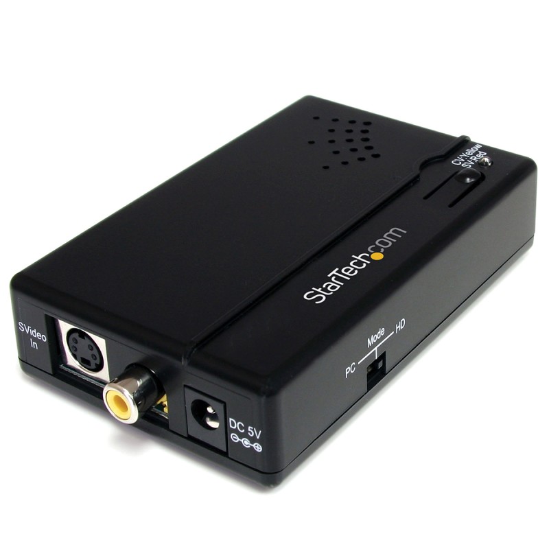 1 pcs - StarTech.com 3.5mm Stereo, Composite, S-Video to HDMI Video Converter, 1600 x 1200 Maximum Resolution