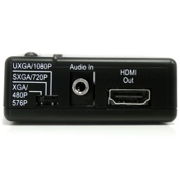 1 pcs - StarTech.com 3.5mm Stereo, Composite, S-Video to HDMI Video Converter, 1600 x 1200 Maximum Resolution